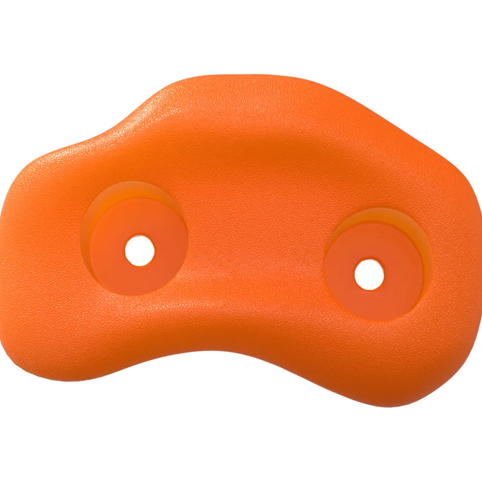 vidaXL Klimgreep 2 st Oranje 100 x 67 x 43 mm PP
