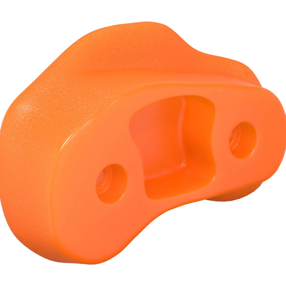 vidaXL Klimgreep 2 st Oranje 100 x 67 x 43 mm PP