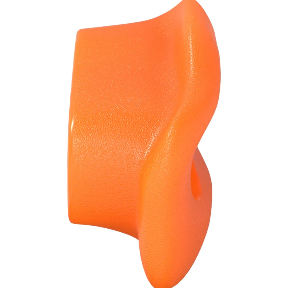 vidaXL Klimgreep 2 st Oranje 100 x 67 x 43 mm PP