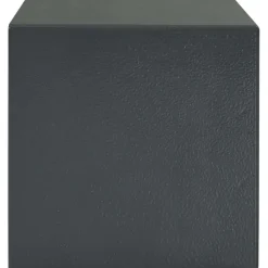 vidaXL Kluisdoos met slot Donkergrijs 23 x 17 x 17 cm Staal
