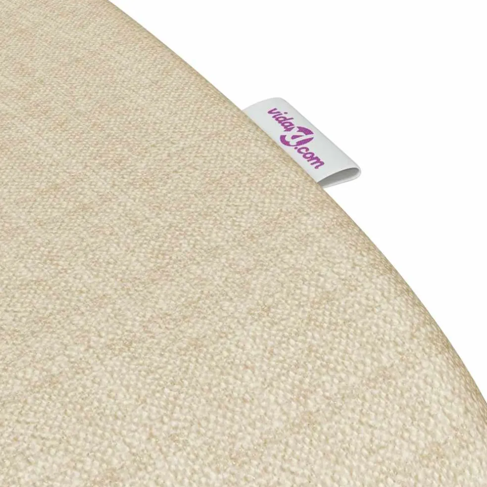 vidaXL Knielstoel 55x84x55 cm berkenhout multiplex crèmekleurig