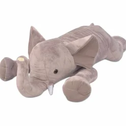 vidaXL Knuffelbeest olifant XXL 95 cm
