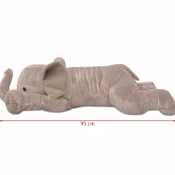 vidaXL Knuffelbeest olifant XXL 95 cm