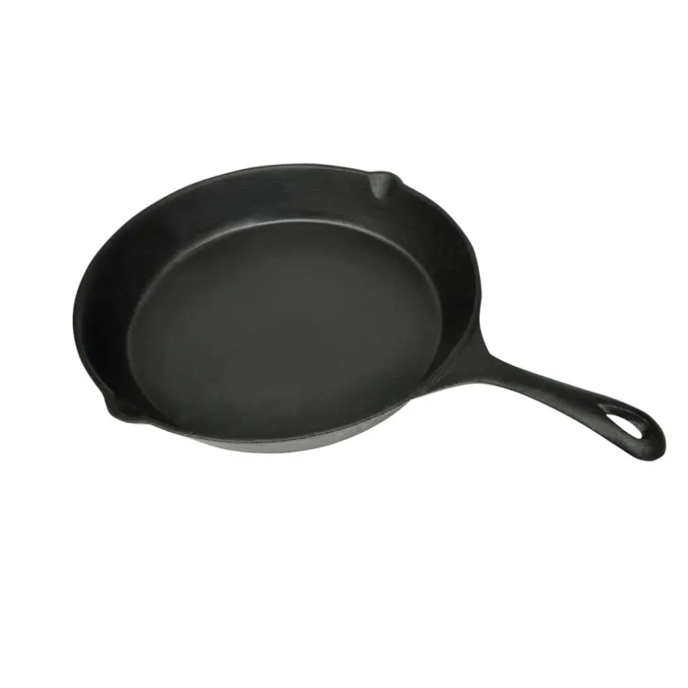 vidaXL Koekenpan gietijzer 30 cm rond
