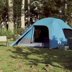 vidaXL Koepeltent 4-persoons waterdicht blauw