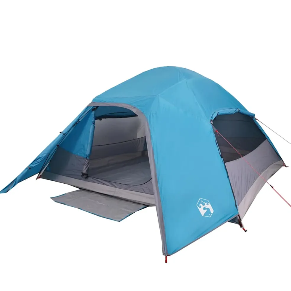 vidaXL Koepeltent 4-persoons waterdicht blauw