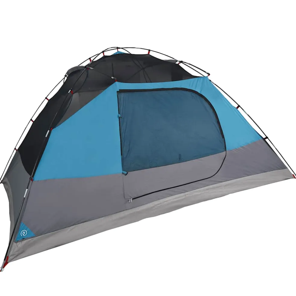 vidaXL Koepeltent 4-persoons waterdicht blauw