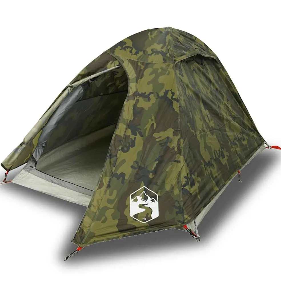 vidaXL Koepeltent 2-persoons waterdicht camouflage