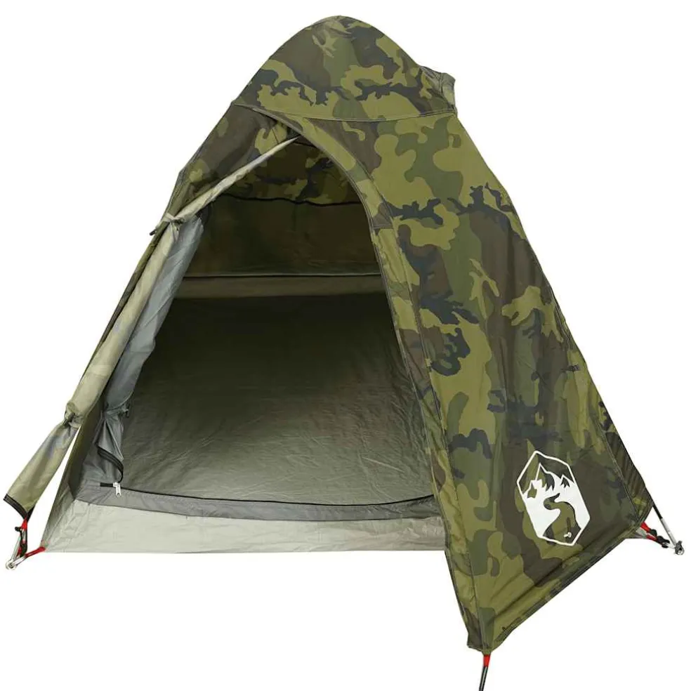 vidaXL Koepeltent 2-persoons waterdicht camouflage