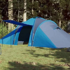 vidaXL Koepeltent 6-persoons waterdicht blauw