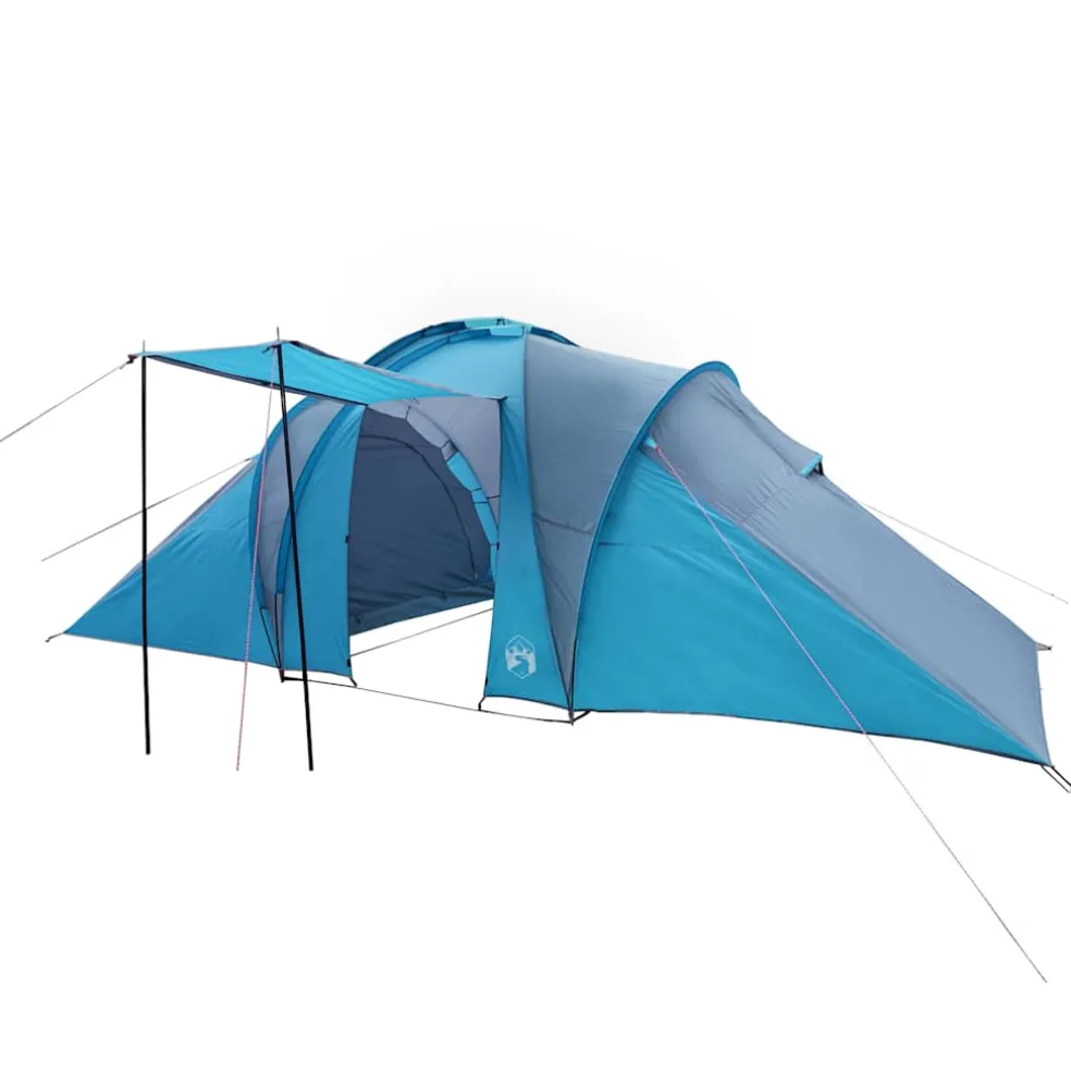 vidaXL Koepeltent 6-persoons waterdicht blauw