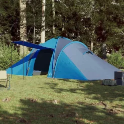 vidaXL Koepeltent 6-persoons waterdicht blauw