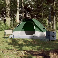 vidaXL Koepeltent 2-persoons waterdicht groen