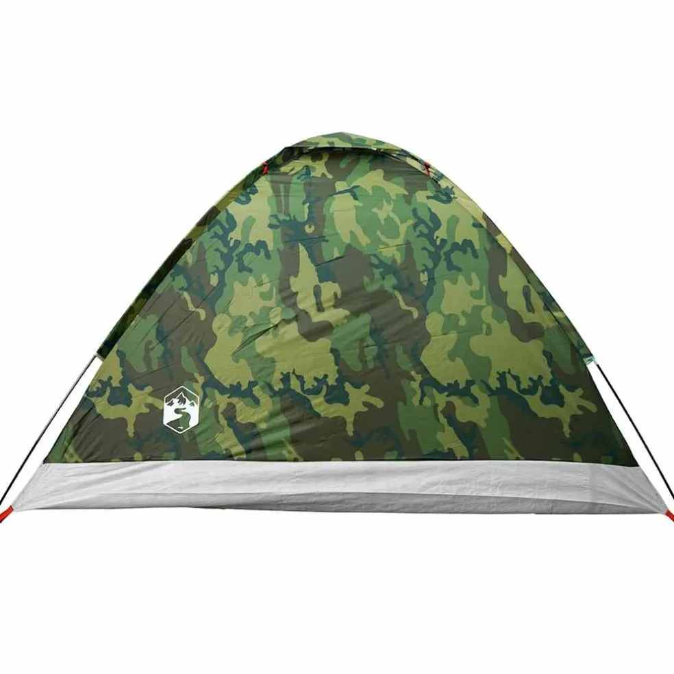 vidaXL Koepeltent 2-persoons waterdicht camouflage