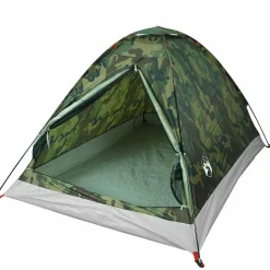 vidaXL Koepeltent 2-persoons waterdicht camouflage