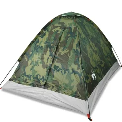 vidaXL Koepeltent 2-persoons waterdicht camouflage
