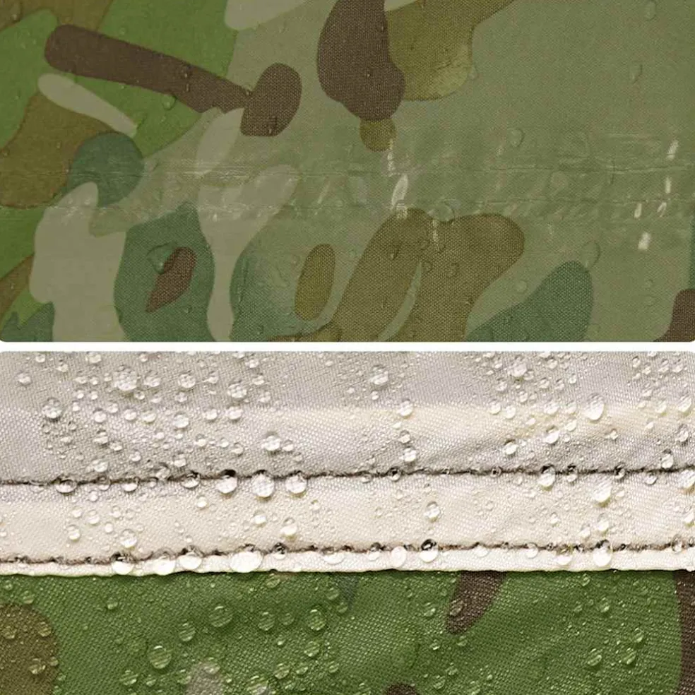 vidaXL Koepeltent 2-persoons waterdicht camouflage