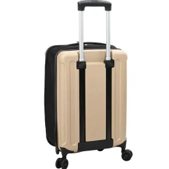 vidaXL Koffer met slot champagne 34 x 23 x 55.5 cm ABS Kunststof