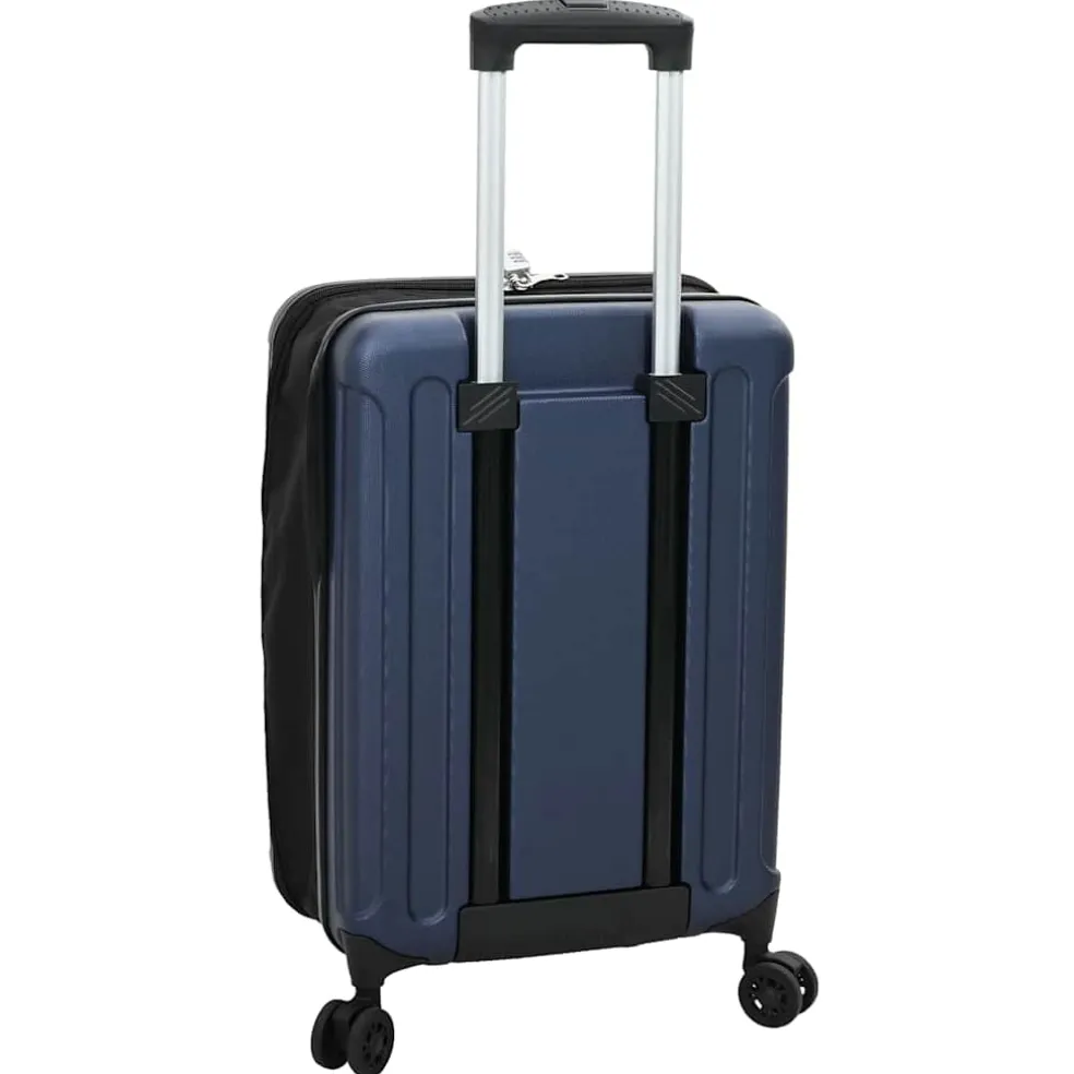 vidaXL Koffer met slot Donkerblauw 34 x 23 x 55.5 cm ABS Kunststof