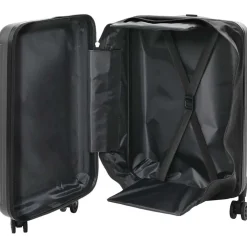 vidaXL Koffer met slot Donkergrijs 34 x 23 x 55.5 cm ABS Kunststof