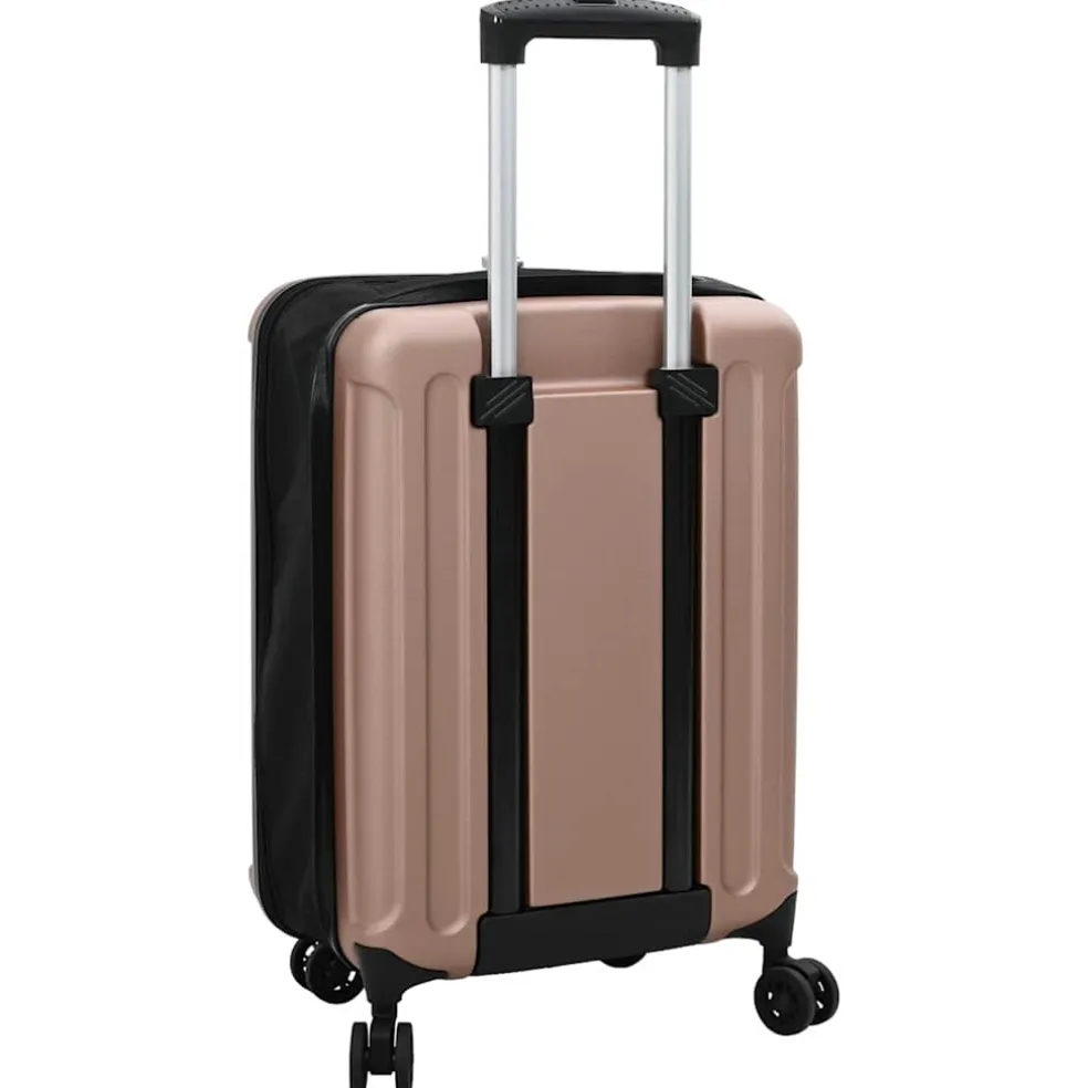 vidaXL Koffer met slot Roségoud 34 x 23 x 55.5 cm ABS Kunststof