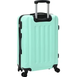 vidaXL Koffer met slot 3 st Muntgroen 50 x 31 x 78 cm ABS Kunststof