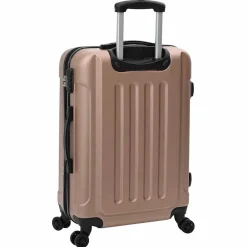 vidaXL Koffer met slot 3 st Rose Gold 50 x 31 x 78 cm ABS Kunststof