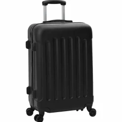 vidaXL Koffer met slot 3 st Zwart 50 x 31 x 78 cm ABS Kunststof