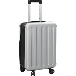 vidaXL Koffer met slot Zilver 34 x 23 x 55.5 cm ABS Kunststof