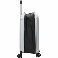 vidaXL Koffer met slot Zilver 34 x 23 x 55.5 cm ABS Kunststof