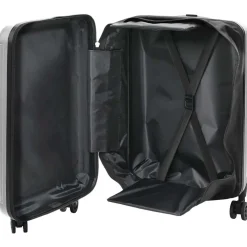 vidaXL Koffer met slot Zilver 34 x 23 x 55.5 cm ABS Kunststof