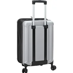 vidaXL Koffer met slot Zilver 34 x 23 x 55.5 cm ABS Kunststof