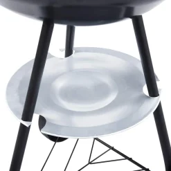 vidaXL Kogelbarbecue houtskool met wieltjes XXL 44 cm