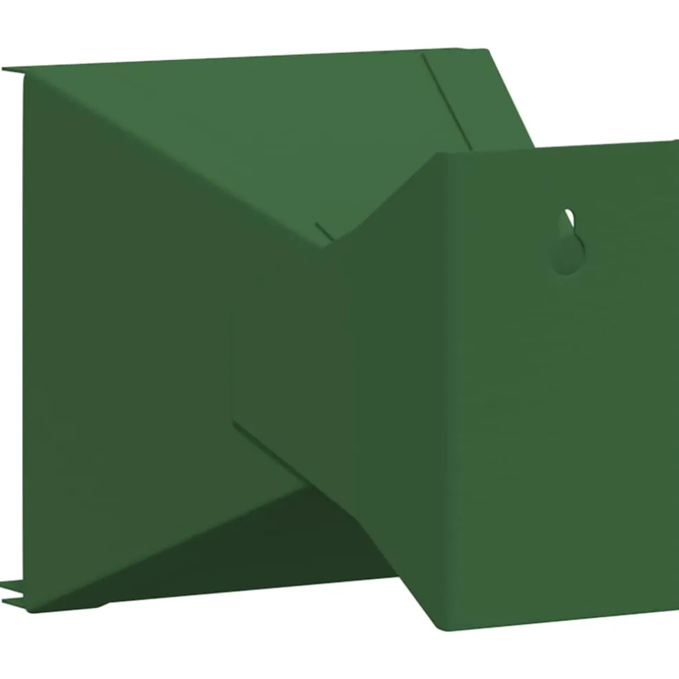 vidaXL Kogelvanger Groen 14 x 14 x 19 cm Staal