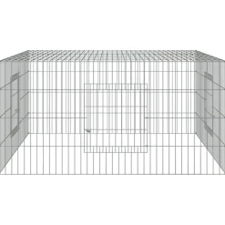 vidaXL Konijnenkooi 110x110x55 cm gegalvaniseerd ijzer