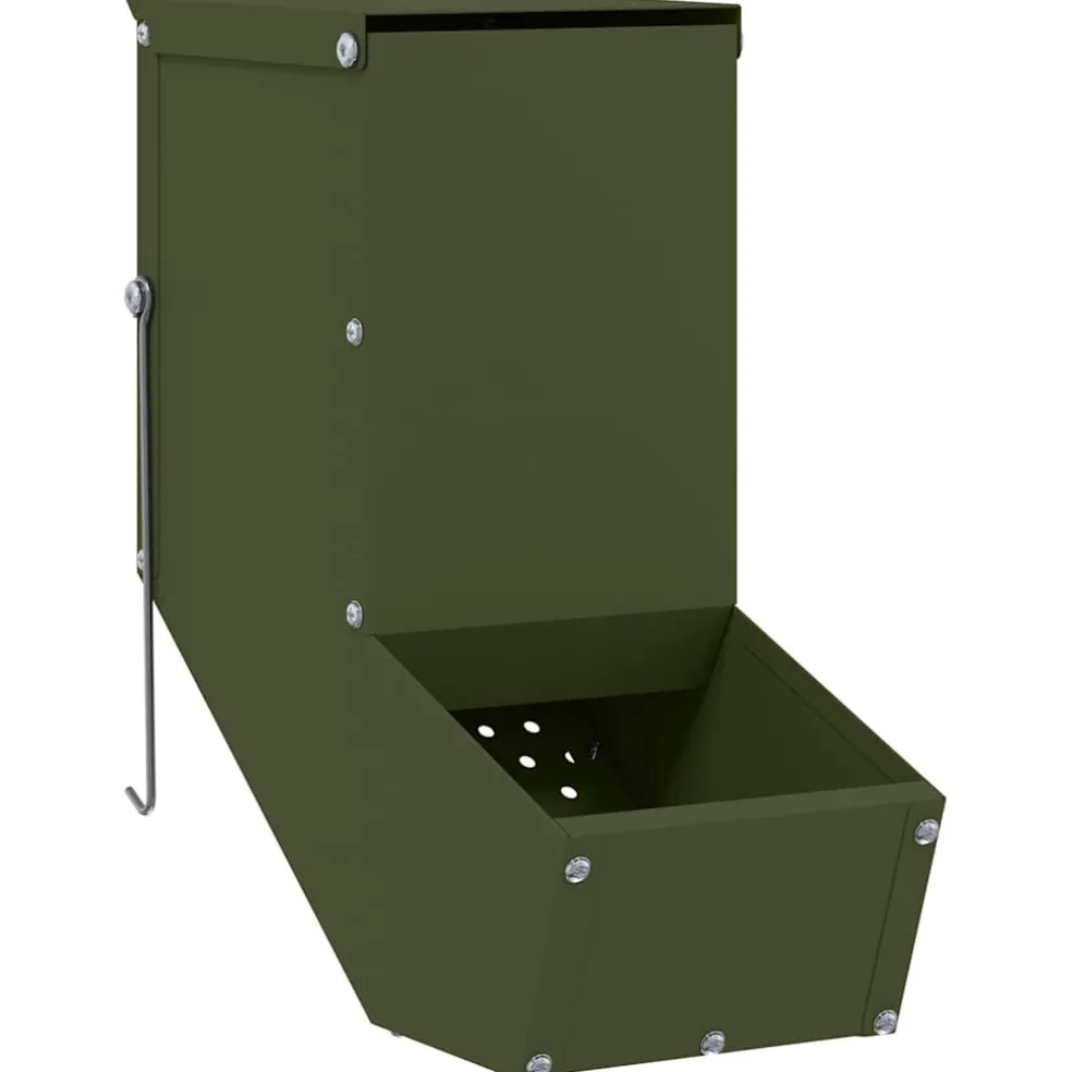 vidaXL Konijnenvoer Olijf Groen 12,5 x 26 x 28,5 cm 1 kg