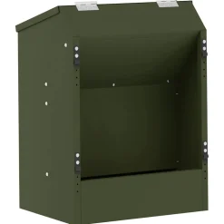 vidaXL Konijnenvoer Olijfgroen 33,5 x 25,5 x 45,5 cm 3 kg