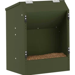 vidaXL Konijnenvoer Olijfgroen 33,5 x 25,5 x 45,5 cm 3 kg
