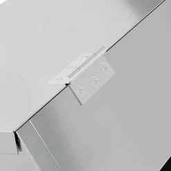 vidaXL Konijnenvoer zilver 33,5 x 25,5 x 45,5 cm 3 kg