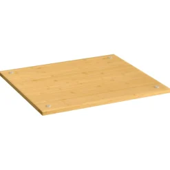 vidaXL Kookplaatafdekking 50x56x1,5 cm bamboe