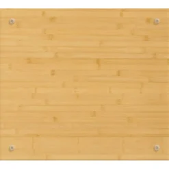 vidaXL Kookplaatafdekking 50x56x1,5 cm bamboe