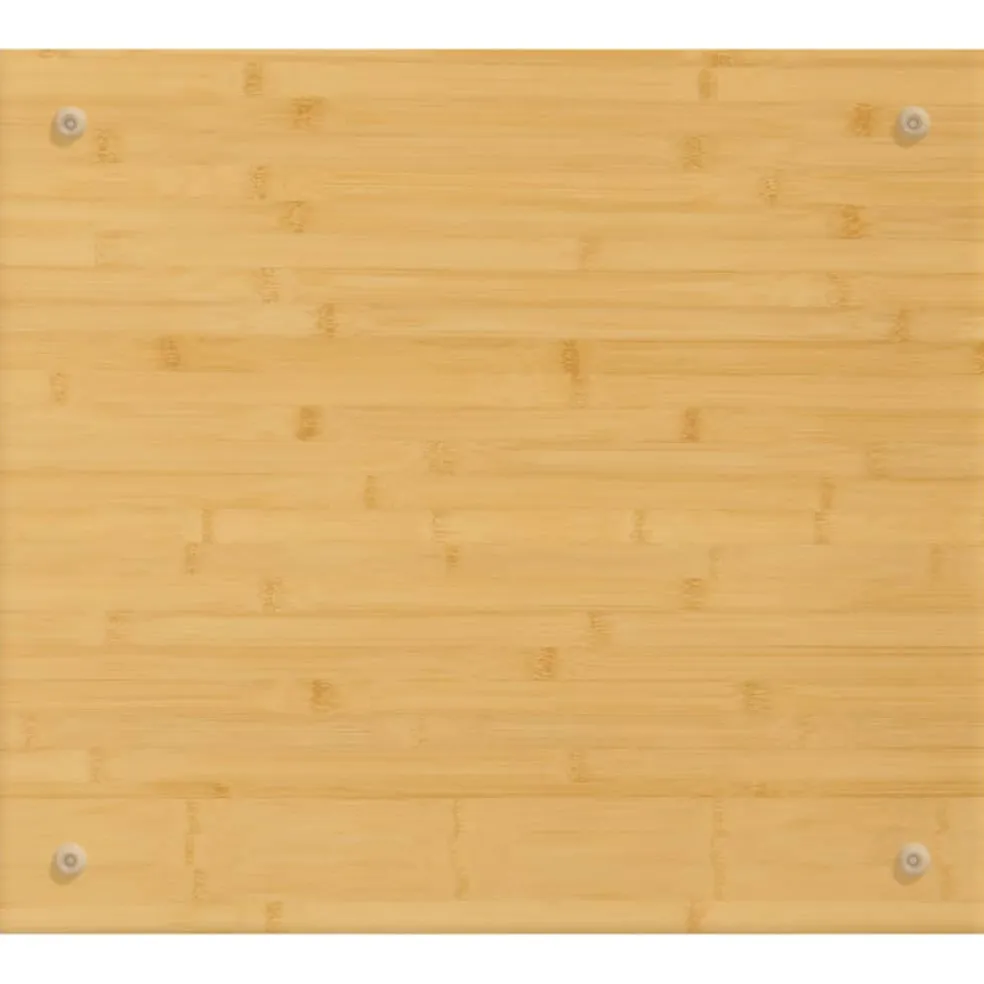 vidaXL Kookplaatafdekking 50x56x1,5 cm bamboe