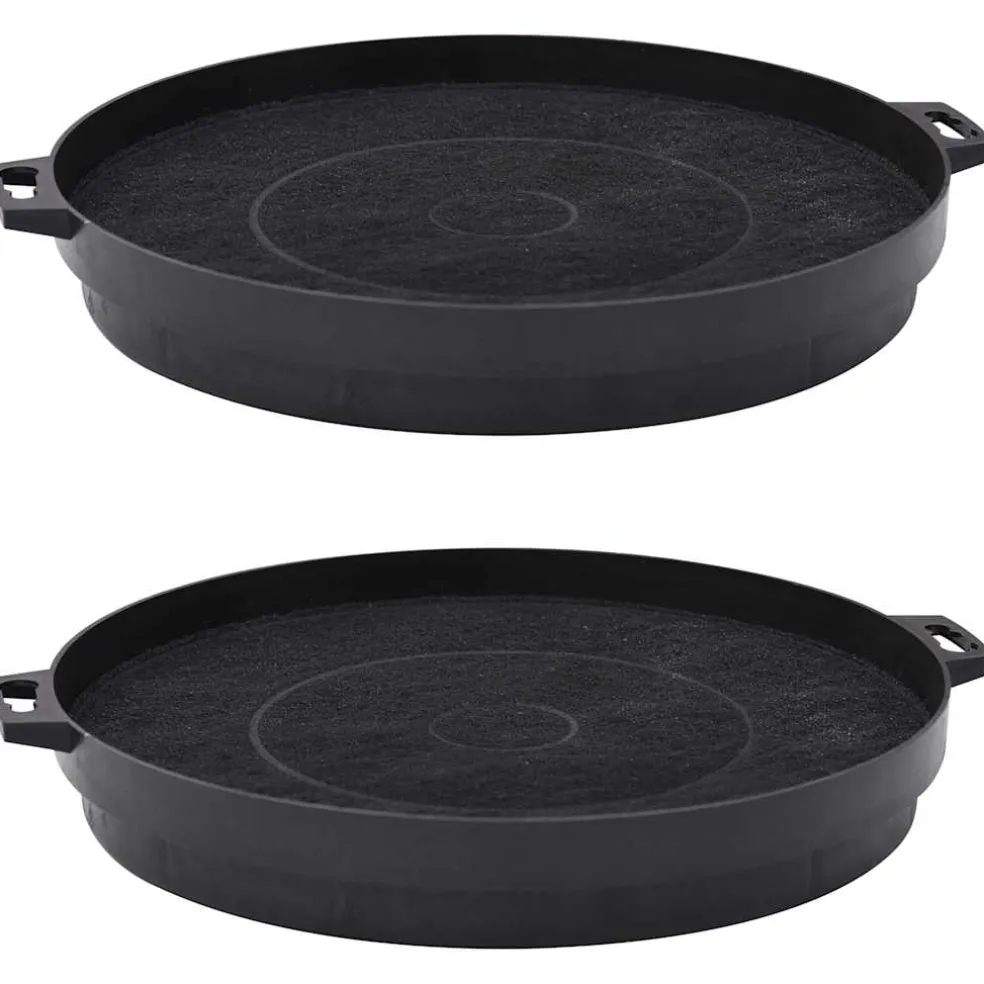 vidaXL Koolstoffilters voor afzuigkap 2 st 210 mm