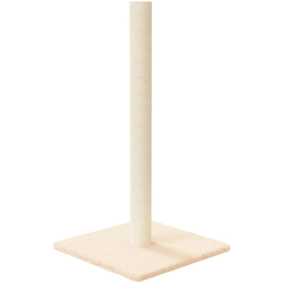 VidaXL Krabpaal 35x35x70 cm crèmekleurig