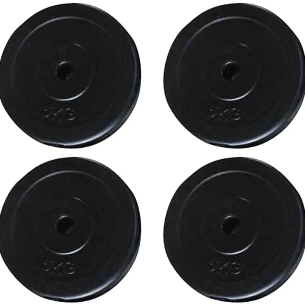 vidaXL Krachttoren met gewichtsschijven 40 kg
