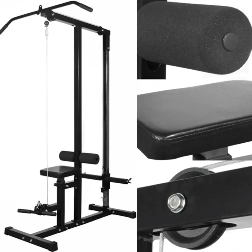 vidaXL Krachttoren met halterset 60,5 kg