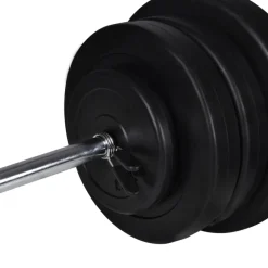 vidaXL Krachttoren met halterset 60,5 kg