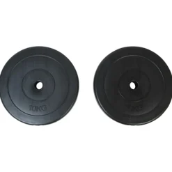 vidaXL Krachttoren voor aan de wand met gewichtsschijven 40 kg