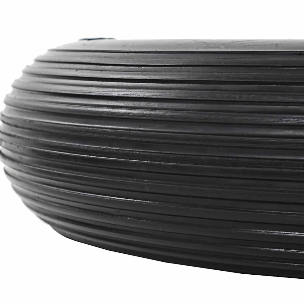 vidaXL Kruiwagenwiel met as 4,00-8 390 mm massief PU