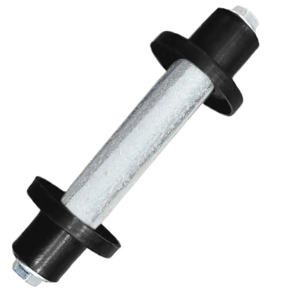 vidaXL Kruiwagenwiel met as 4,00-8 390 mm massief PU